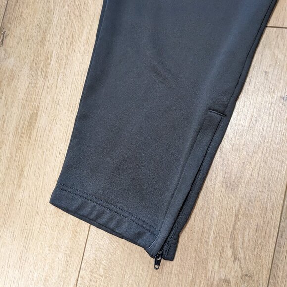 Adidas Pants Mens L Black Aeroready Joggers Athletic Tapered Stretch - Picture 4 of 12